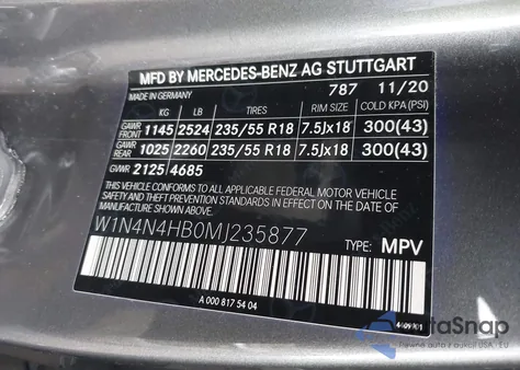 2021 Mercedes-Benz Gla 250 4Matic z USA, uszkodzony, nr VIN W1N4N4HB0MJ235877